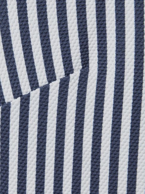 FELLA Striped Swimsuit in Blue Stripe