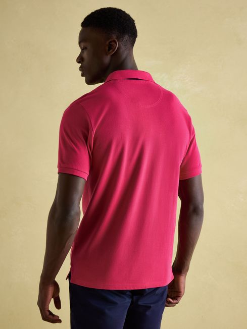 Joules pink polo shirt on sale