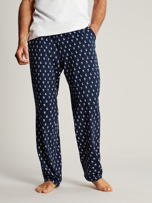 Buy Joules Blue Dylan Jersey Nightwear Bottoms from the Joules online shop