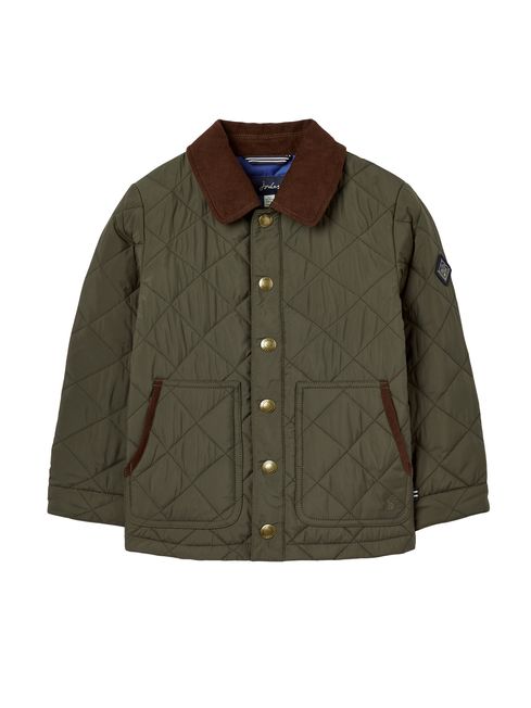 Joules newdale quilted jacket green discount