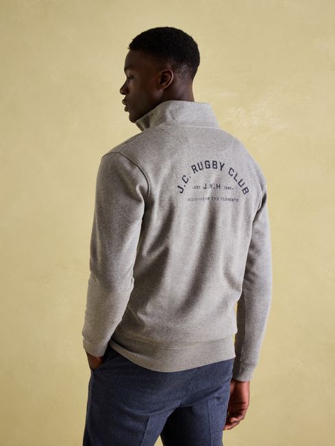 Grey quarter zip sweatshirt online