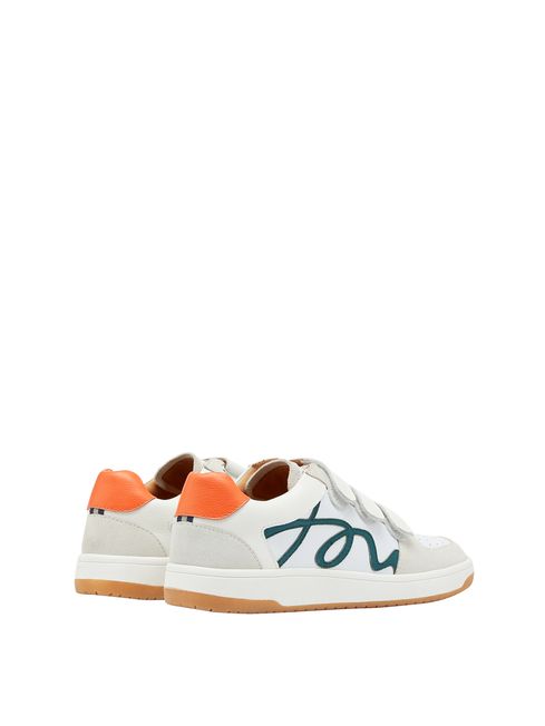 Buy Joules Womens Trudy Leather Velcro Strap Cupsole White