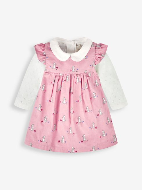 Buy JoJo Maman Bébé Girls' 2-Piece Cord Baby Dress & Body Set from the ...