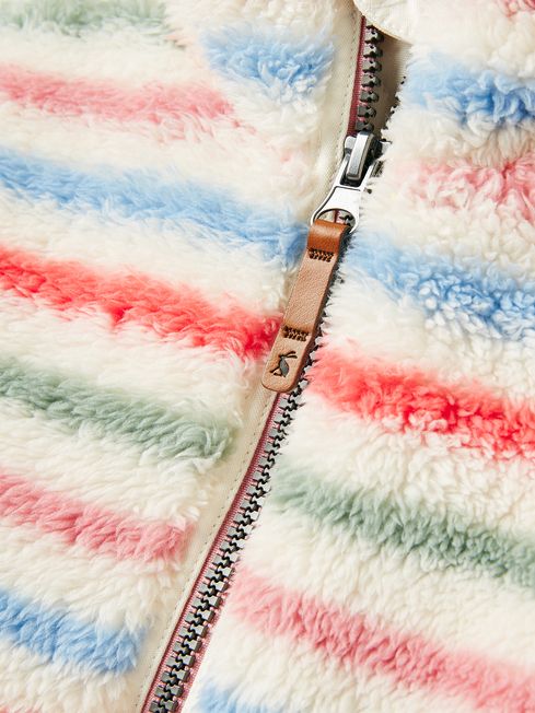 Fluffy jacket quarter zip sales