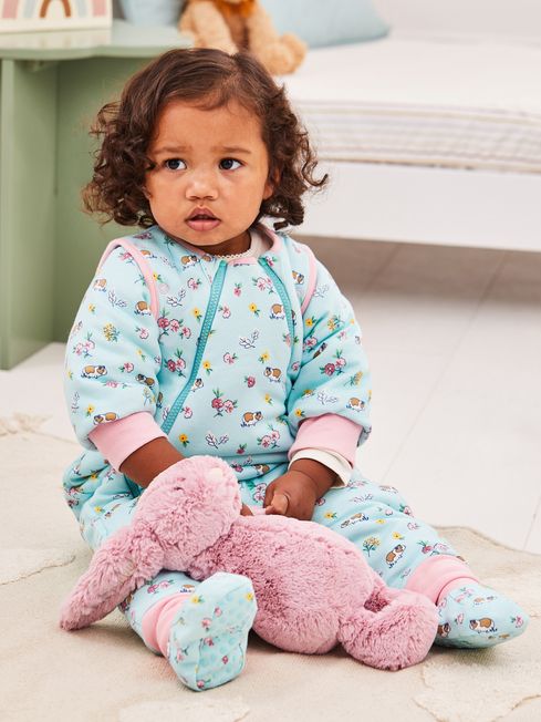 JoJo Maman B b Blue Guinea Pig 2.5 Tog Sleep Snuggler