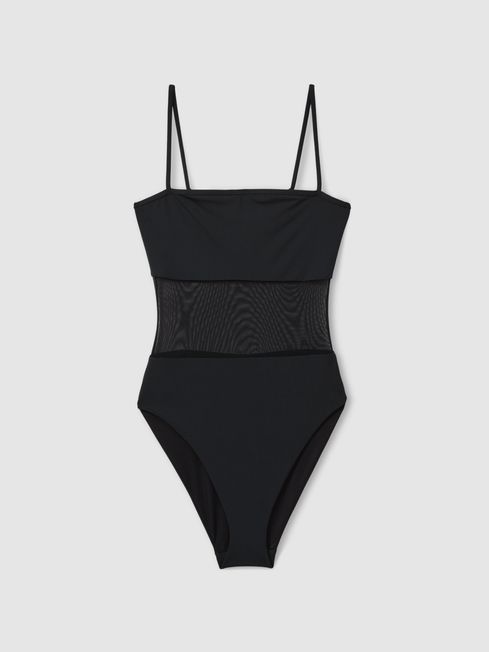 Calvin Klein Black Underwear Mesh Swimsuit