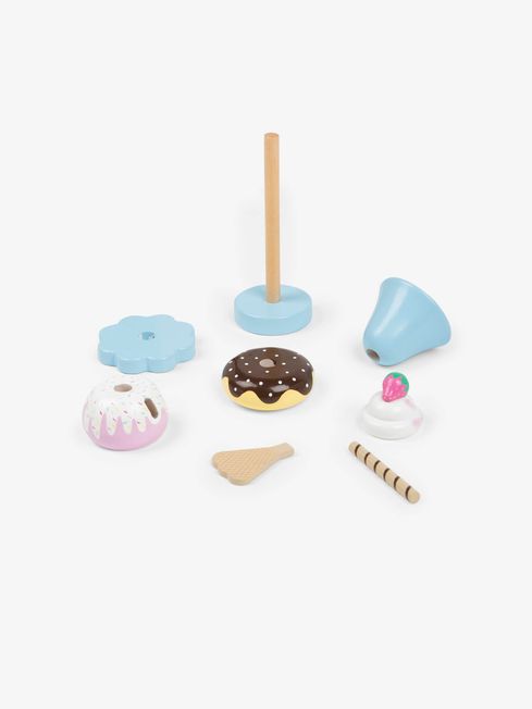Buy JoJo Maman B b Wooden Ice Cream Stacking Toy from the JoJo