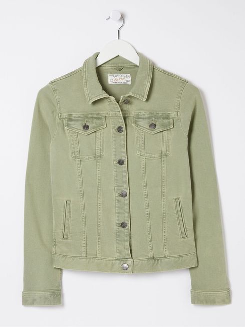 Fatface pink denim jacket on sale