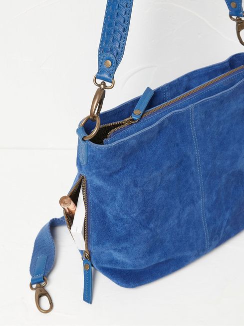 Fat face suede bag sales