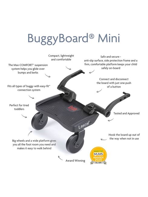 Buy Lascal Mini BuggyBoard with Connectors from the JoJo Maman Bebe UK online shop