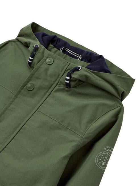 Joules green waterproof jacket hotsell