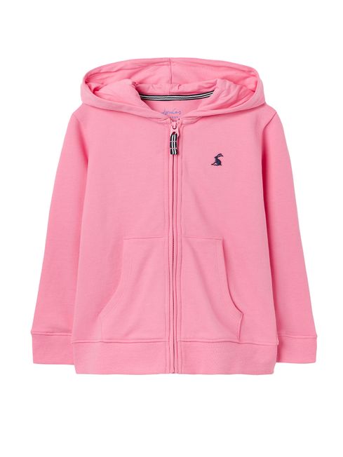 Buy Joules Pink Mayday Zip Through Hoodie 2-12 Years from the Joules ...