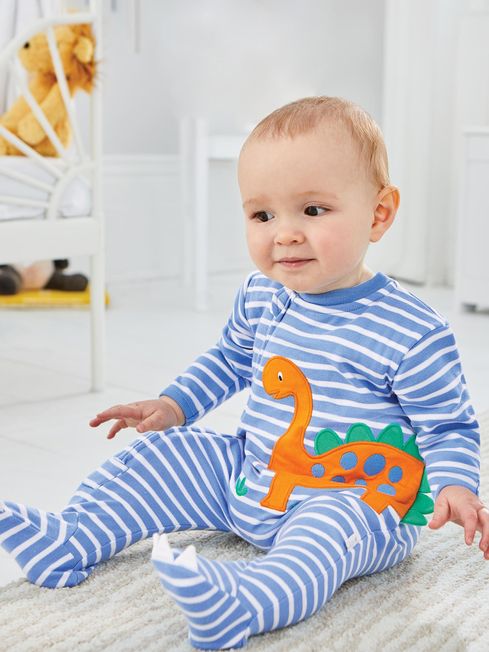 Baby dinosaur sleepsuit sales