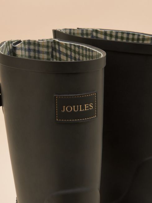 Black mid calf wellies deals