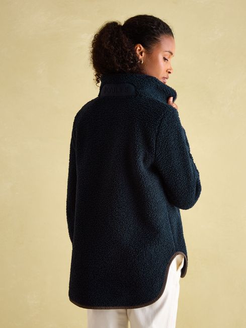 Aldeburgh Navy Quarter Zip Fleece Joules