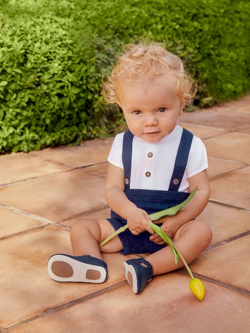 Baby navy shorts cheap