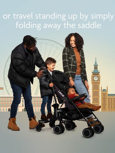 Buy Lascal Lascal Maxi Plus Black BuggyBoard from the JoJo Maman