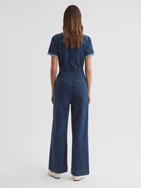 Paige Cropped Jumpsuit in Jelina
