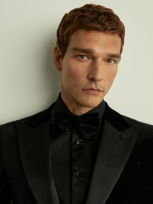 Reiss black tie dresses sales