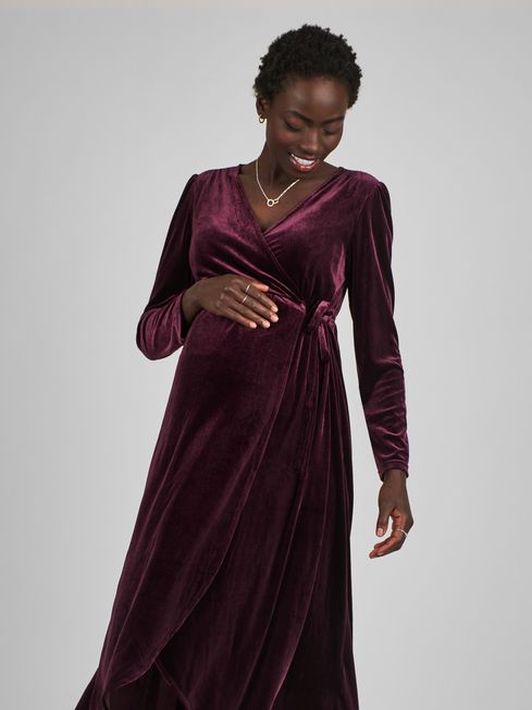 Gap maternity clearance velvet dress