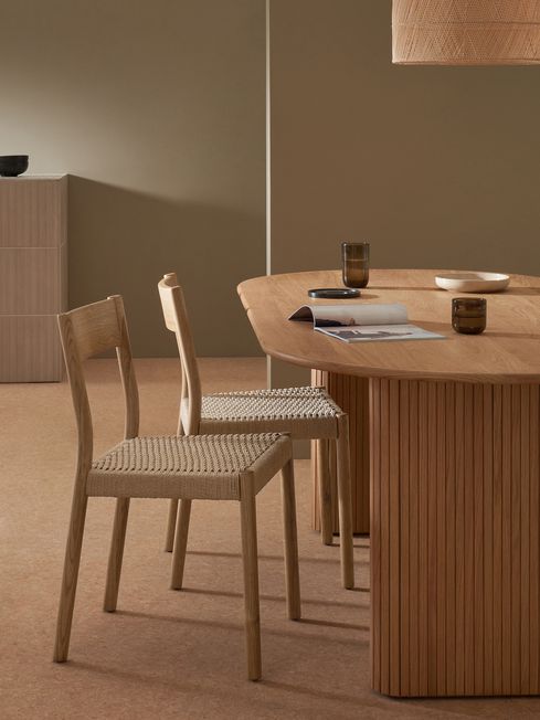 Rhye woven sales dining chairs