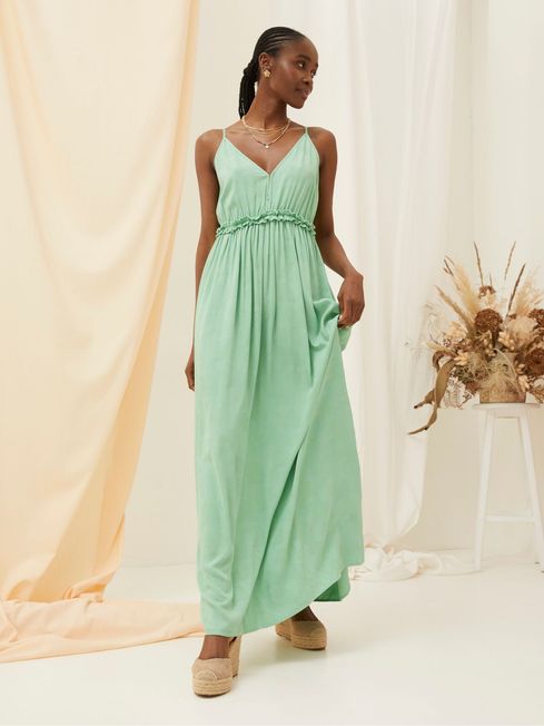 Fat face green dress shop
