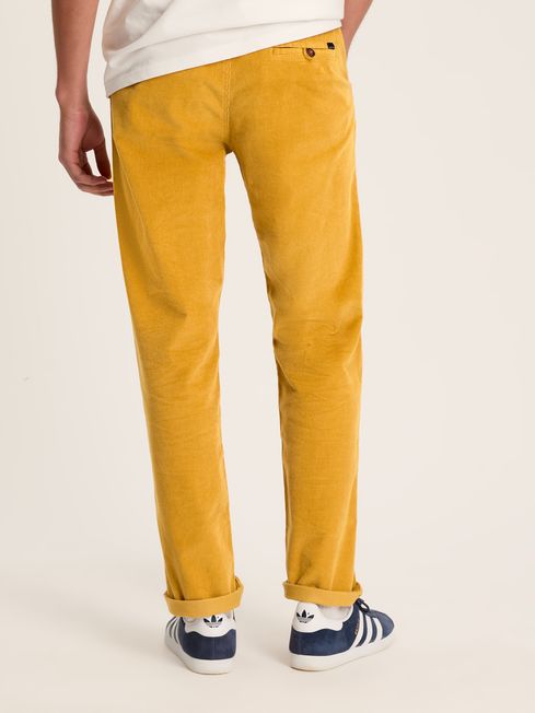 Mens yellow corduroy trousers sales