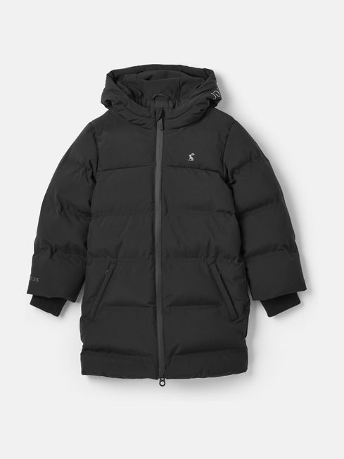 Joules caldecott padded coat black online