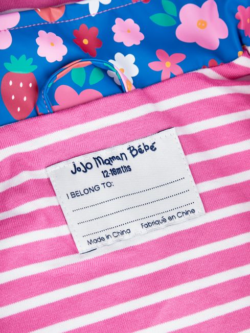 JoJo Maman B b Purple 3 In 1 Waterproof Jacket