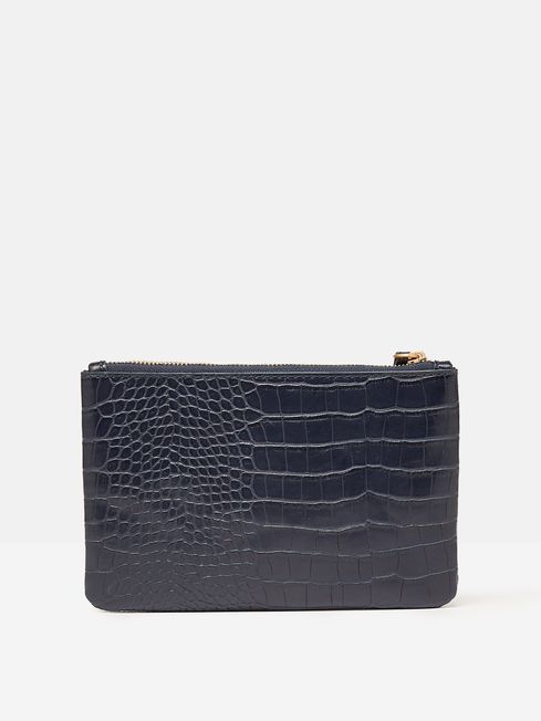 Buy Joules Eliza Faux Leather Croc Effect Pouch from the Joules