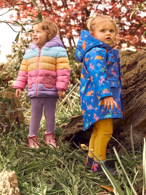 JoJo Maman B b Multi Mouse Puffer Jacket