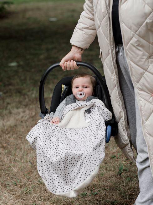 Cheeky Chompers Leopard Spot Baby Travel Blanket JoJo Maman Bebe