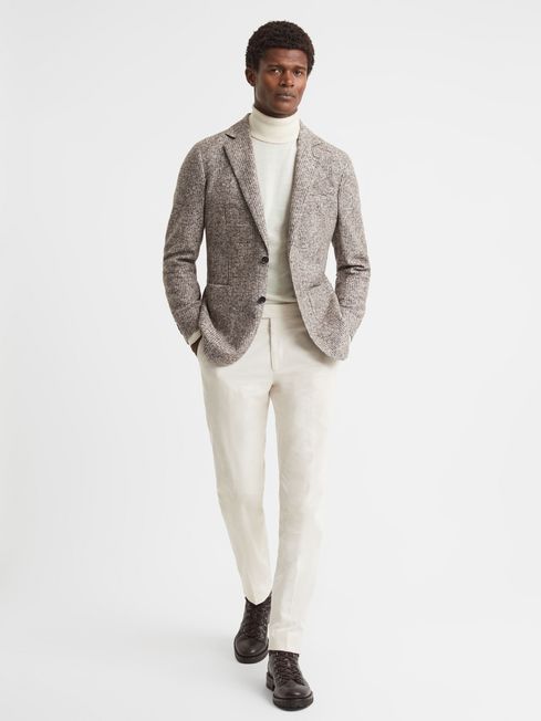 Mens grey wool blazer sale
