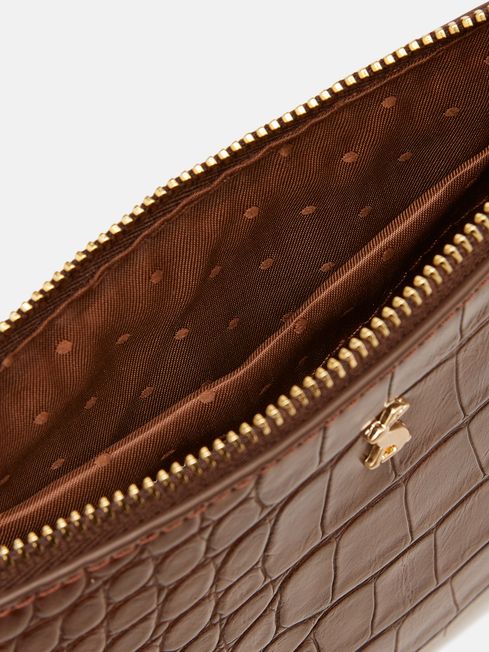 Peta & jain new arrivals koa bag black croc