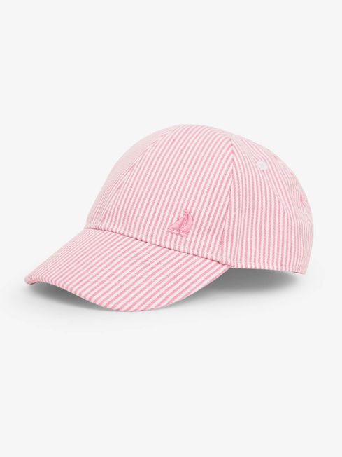 JoJo Maman Bébé Pink Striped Cap