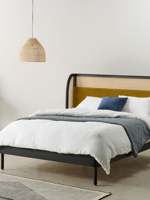 Made rattan store bed