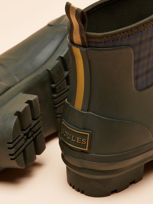 Foxton Green Neoprene Lined Ankle Wellies Joules