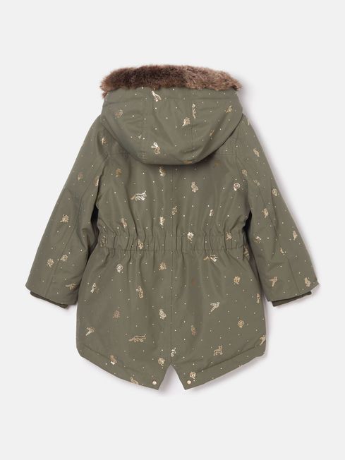 Joules girls waterproof coat shop