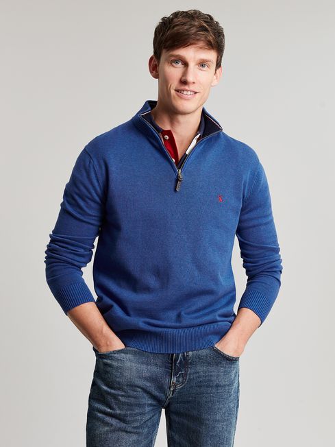 Joules hillside best sale half zip jumper