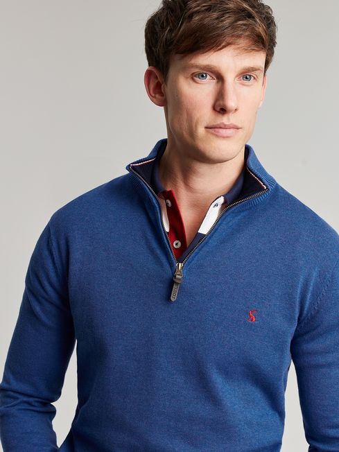 Joules half zip discount jumper