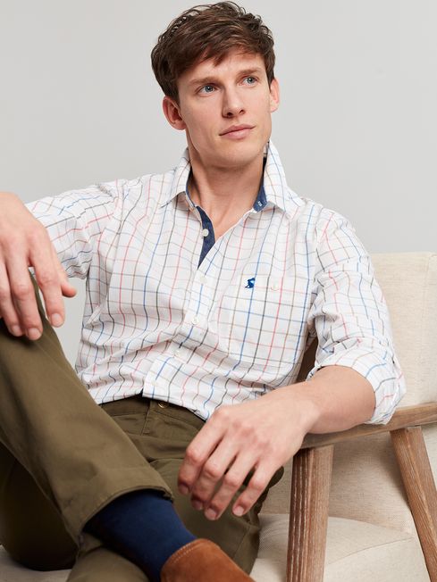 Buy Joules Abbot Long Sleeve Poplin Shirt from the Joules online shop