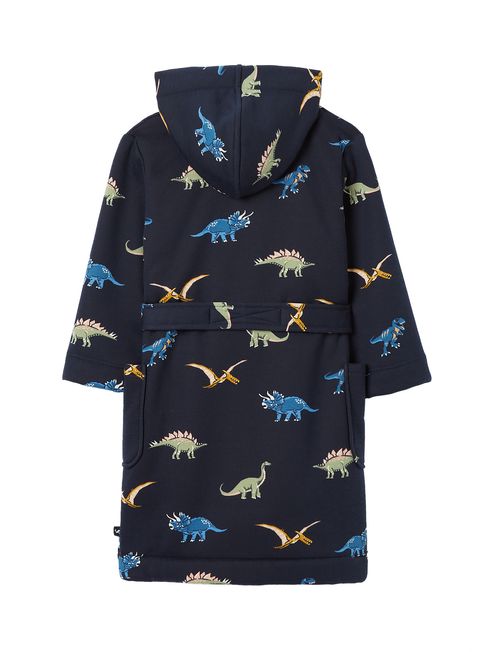 Starlight Navy Blue Fleece Lined Dressing Gown Joules