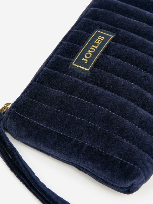 Joules Daphne Navy Paisley Wrist Purse