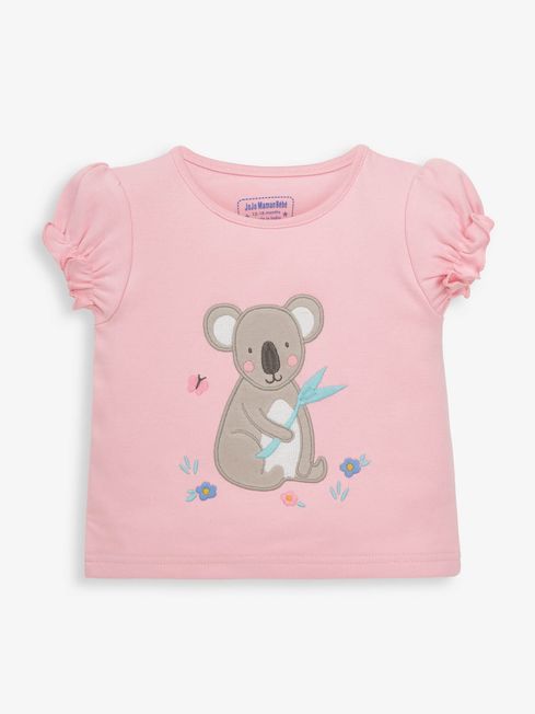 White 2 Pack Kids Koala Jersey Pyjamas JoJo Maman Bebe