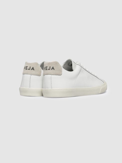 Veja Leather Trainers in Extra White