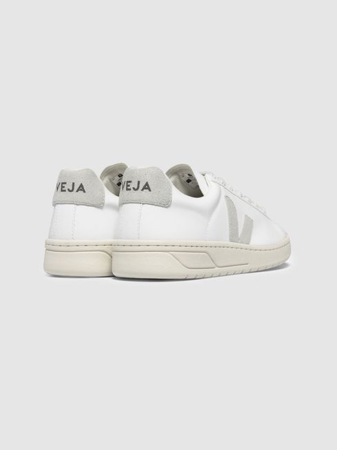 Veja Vegan Leather Trainers in White/Natural