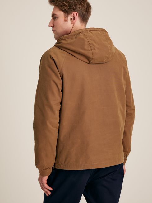 Joules Wilton Brown Pullover Wax Jacket