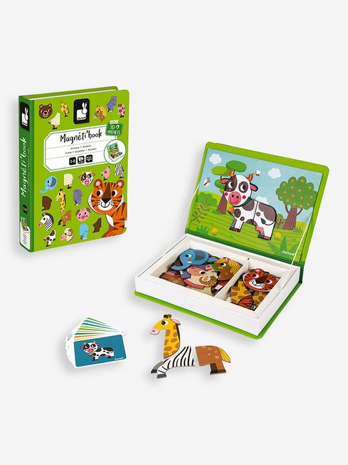 Janod Magnetibook Mix and Match Travel Game - Ages 3-6 Years (Jobs)