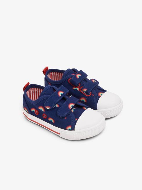 Boys rainbow trainers top