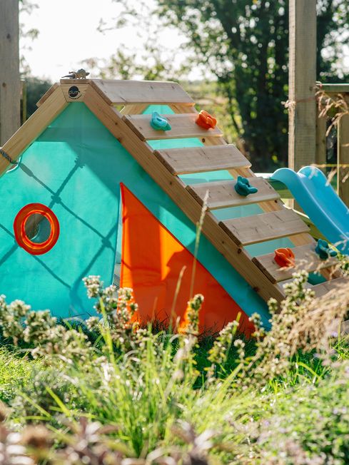 Plum wooden discount play centre